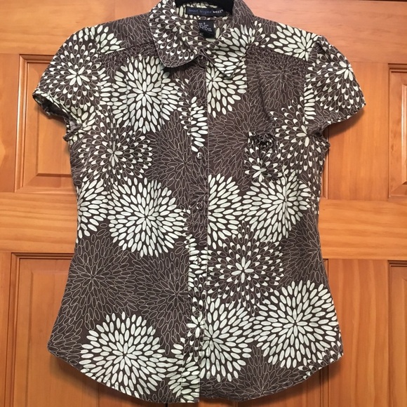 🛍4 for $24 - Saint Tropez West Linen Blouse - Picture 1 of 4